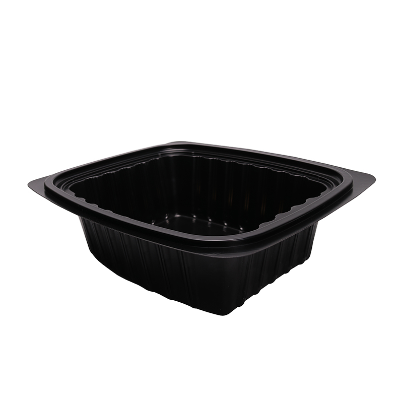 BOPS cover black square fast food box